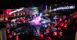 জার্মানির এসেন শহরে ব্যতিক্রমী আলোর উৎসব, দর্শনার্থীদের ভিড়